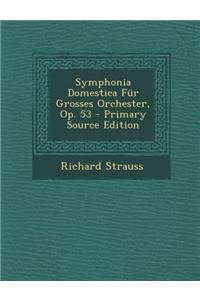 Symphonia Domestica Fur Grosses Orchester, Op. 53