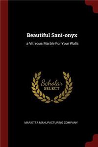 Beautiful Sani-Onyx