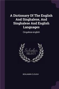 Dictionary Of The English And Singhalese, And Singhalese And English Languages