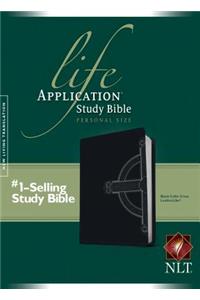 NLT Life Application Study Bible Personal Size, Black