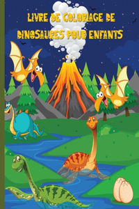 Livre de coloriage de dinosaures pour les enfants