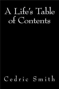 A Life's Table of Contents