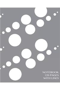 Notebook 120 pages with lines