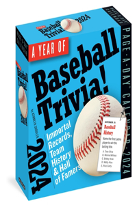 Year of Baseball Trivia! Page-A-Day Calendar 2024