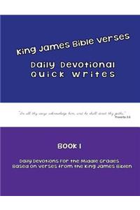 Daily Devotional Quick Writes for Middle Grades