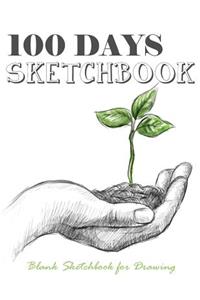 100 Days Blank Sketchbook