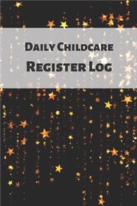 Daily Childcare Register Log
