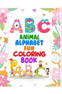 Animal Alphabet Fun Coloring Book