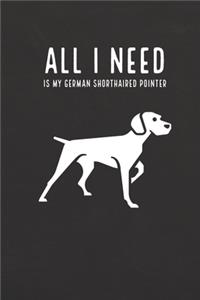 All I need is my German Shorthaired Pointer