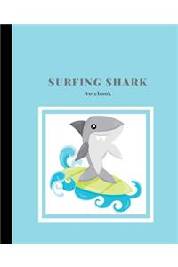 Surfing Shark Notebook