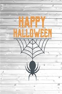 Happy Halloween Spiderweb Spider Holiday Journal