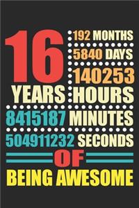 16 Years of Being Awesome