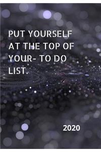 Put Yourself at the Top of Your To-Do List