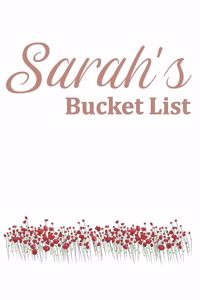 Sarah's Bucket List
