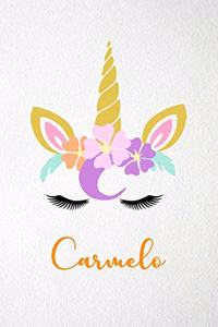 Carmelo A5 Lined Notebook 110 Pages