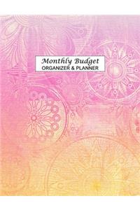 Monthly Budget Organizer & Planner