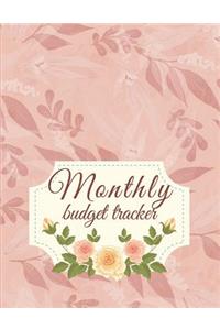 Monthly budget tracker