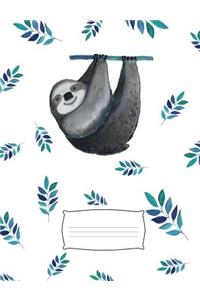 Happy Sloth Composition Notebook
