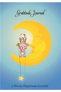 Gratitude Journal 5 Minute Happiness Yourself