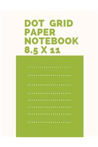 Dot Grid Paper Notebook 8.5 X 11