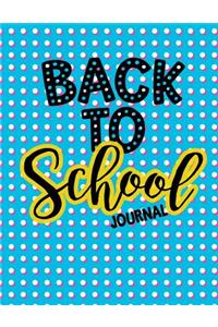 Back To School Journal