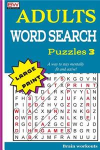 Adults Word Search Puzzles 3