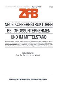 Neue Konzernstrukturen Bei Großunternehmen Und Im Mittelstand