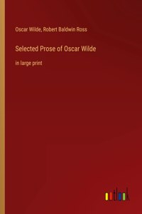 Selected Prose of Oscar Wilde