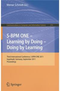 S-BPM One - Learning by Doing - Doing by Learning