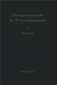 Flüssigkeitsgetriebe Bei Werkzeugmaschinen