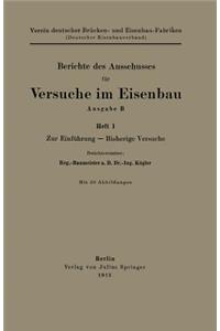 Berichte Des Ausschusses Für Versuche Im Eisenbau Ausgabe B