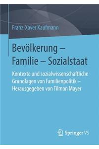 Bevölkerung - Familie - Sozialstaat