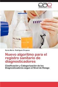 Nuevo Algoritmo Para El Registro Sanitario de Diagnosticadores