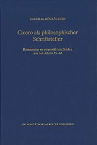 Cicero ALS Philosophischer Schriftsteller
