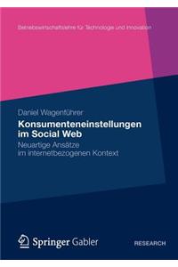 Konsumenteneinstellungen Im Social Web