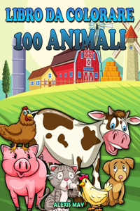 Libro da colorare 100 animali