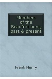 Members of the Beaufort Hunt, Past & Present