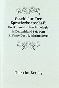 Geschichte Der Sprachwissenschaft