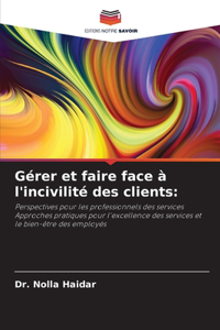 Gérer et faire face à l'incivilité des clients