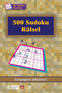 500 Sudoku Rätsel (German Edition)