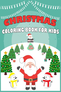 Christmas coloring book for kids ages 4-8
