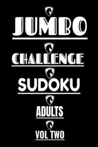 Jumbo Challenge Sudoku for Adults Vol 2