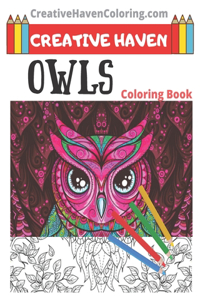 Creative Haven Owls Coloring Book