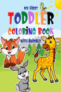 My First Toddler Coloring Book With Animals