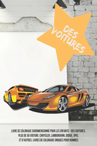 Livre de coloriage surdimensionné pour les enfants - Des voitures. Plus de 50 Voiture