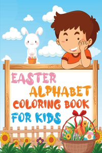 Easter Alphabet Coloring Book for Kids