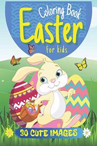 Easter Coloring Book for Kids, 30 Cute Images