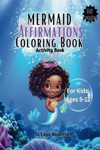 Mermaid Affirmations Coloring Book