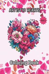 Artistic Hearts Coloring Book
