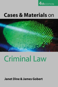 Cases and Materials on Criminal Law